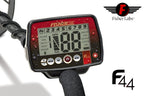 Fisher F44 Premiumpaket (Metalldetektor & Quest Xpointer orange & Schatzsucherhandbuch) Display
