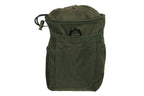 Fundtasche für Metalldetektorfunde (Farbe oliv) Frontansicht